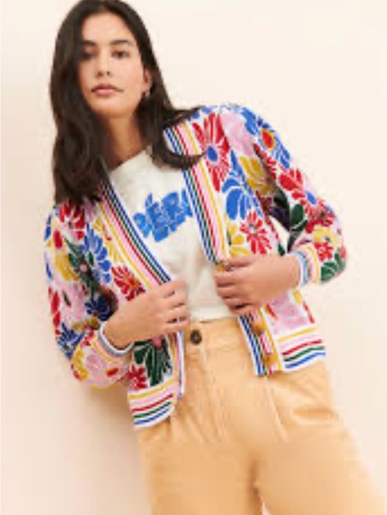 FARM Rio Sweaters - FARM Rio Sunny Daisy Cardigan